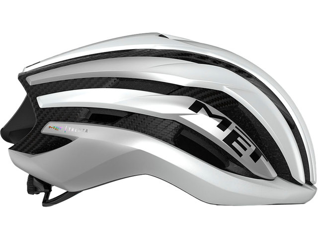 Trenta 3K Carbon MIPS Helmet - white-silver metallic-matt/56 - 58 cm