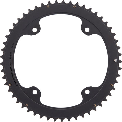 Campagnolo Record Chainring 12-speed, 4-arm, 145 mm Bolt Circle Diameter - black/53 tooth