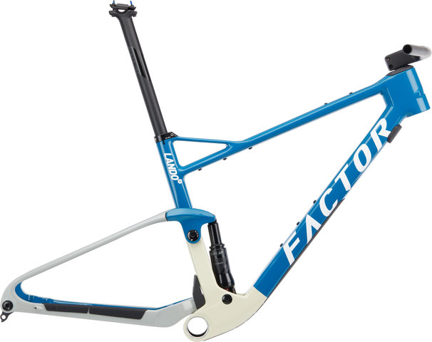 Factor Lando XC Carbon 29" Frameset - vintage blue/L