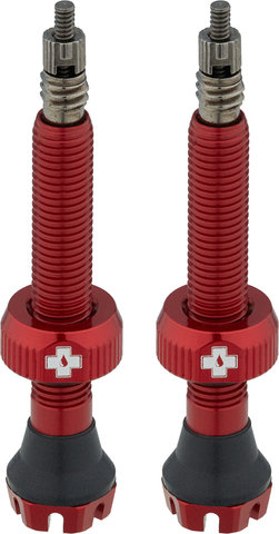 Muc-Off V2 Tubeless Valves - red/Presta 44 mm