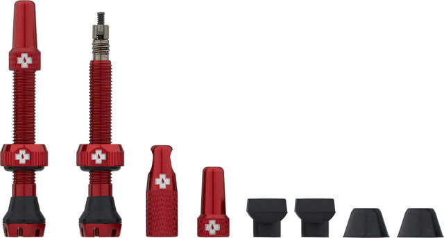 Válvulas Tubeless V2 - red/SV 44 mm