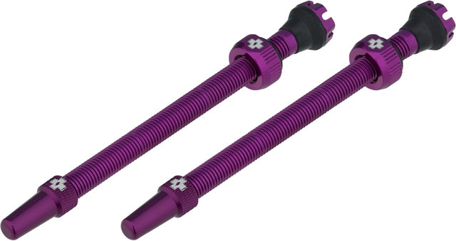 Muc-Off Valves Tubeless V2 - purple/SV 80 mm