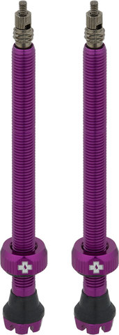 Muc-Off Tubeless Ventile V2 - purple/SV 80 mm