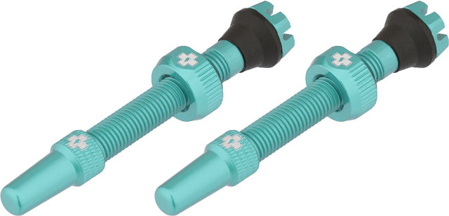 Muc-Off Valves Tubeless V2 - turquoise/SV 44 mm