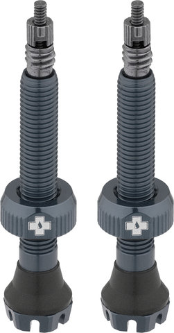 Muc-Off V2 Tubeless Valves - grey/Presta 44 mm