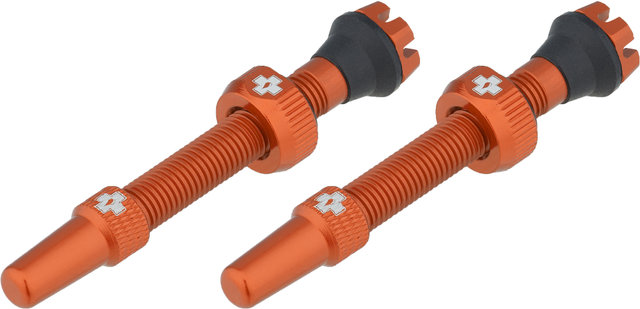 Muc-Off Valves Tubeless V2 - orange/SV 44 mm