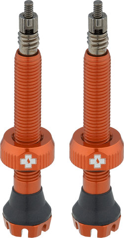 Válvulas Tubeless V2 - naranja/SV 44 mm