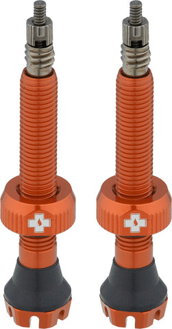 Muc-Off Valves Tubeless V2 - orange/SV 44 mm