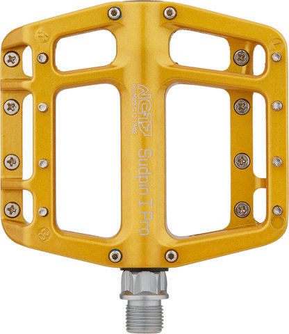 NC-17 Pedales de plataforma Sudpin I Pro - gold/universal