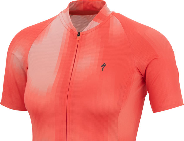 Specialized SL Air Distortion S/S Damen Trikot - vivid coral/S