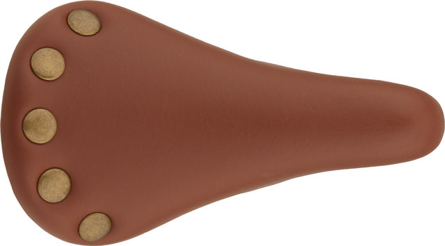 Saddle w/ Rivets and Fixed Seatpost - brown/25.4 mm / 170 mm