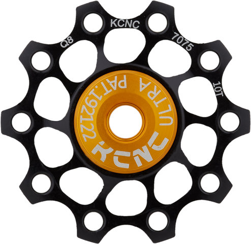 KCNC Galets de Dérailleur Jockey Wheel Ultra Light - noir/10 dents