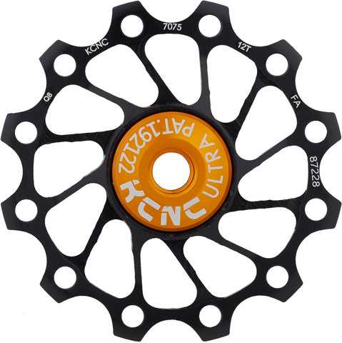 KCNC Galets de Dérailleur Jockey Wheel Ultra Light - noir/12 dents