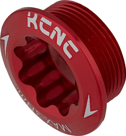 KCNC Tornillo de bielas para Shimano izq. - red/SHIMANO