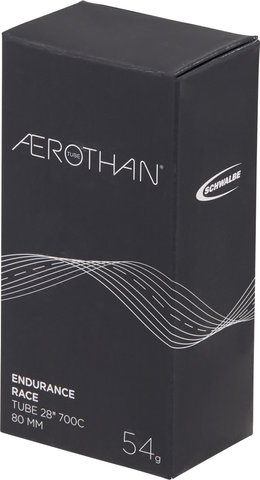 Schwalbe Cámara de aire Aerothan 28" - transparente/28-35 x 622 SV 80 mm