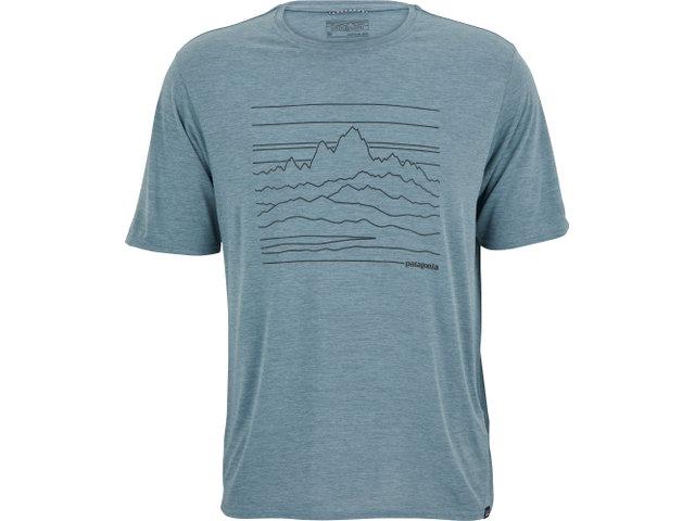 Capilene Cool Daily Graphic T-Shirt - up high endurance-light plume grey-xdye/M
