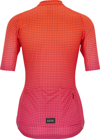 Grid Fade Women's Jersey - process pink-fireball/36