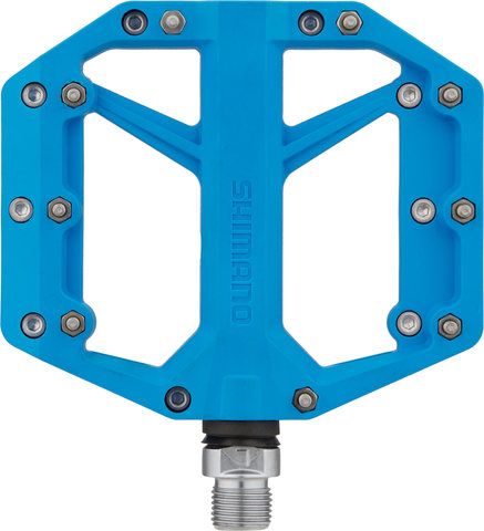 Shimano PD-GR400 Platform Pedals - blue/universal