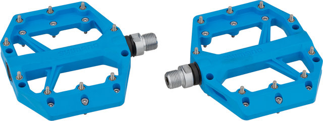 Shimano Pedales de plataforma PD-GR400 - azul/universal