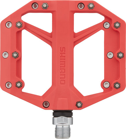 Shimano PD-GR400 Platform Pedals - red/universal