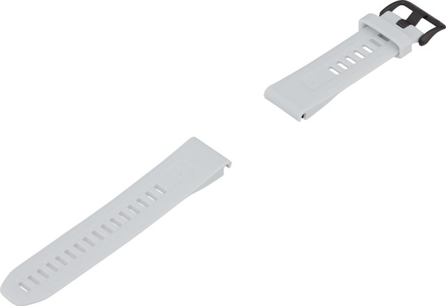 Bracelet de Montre en Silicone QuickFit 20 - blanc pierre/20 mm