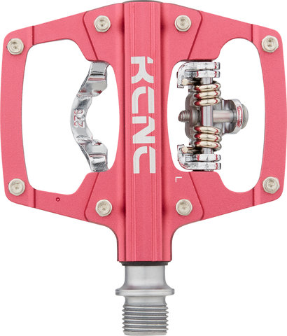 KCNC AM Trap Click / Platform Pedals - pink bling/universal