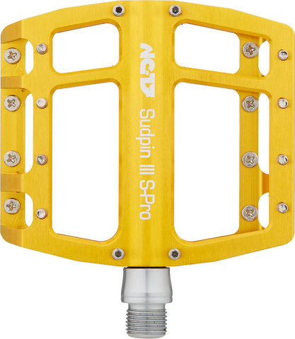 NC-17 Pedales de plataforma Sudpin III S-Pro - gold/universal