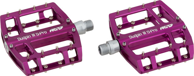 NC-17 Pedales de plataforma Sudpin III S-Pro - purple/universal