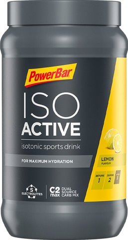 Powerbar ISOACTIVE Isotonic Sports Drink - On-Pack - lemon/yellow/600 g