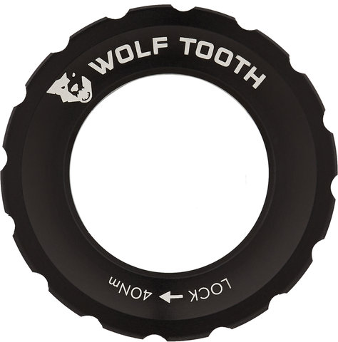 Wolf Tooth Components Center Lock Verschlussring - black/universal