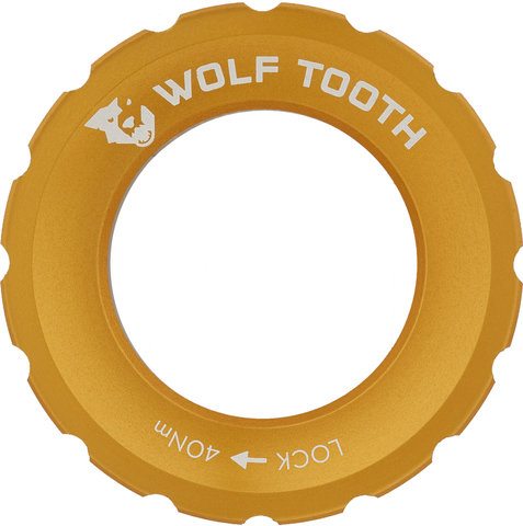 Wolf Tooth Components Anillo de bloqueo Center Lock - gold/universal