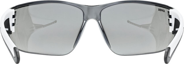 uvex Equate sports glasses - white matte/mirror silver