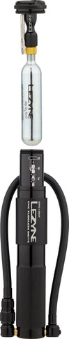 Lezyne CNC Tubeless Drive Minipumpe mit Tubeless Reparaturset und CO2-Pumpe - schwarz/universal