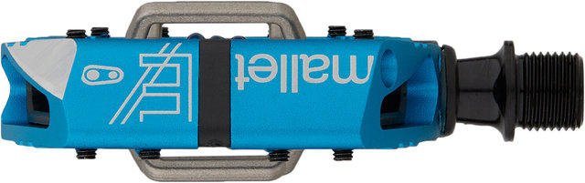 crankbrothers Pedales de clip Mallet E - electric blue/universal