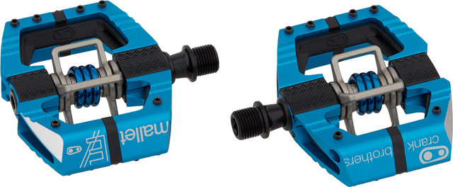 crankbrothers Pédales à Clip Mallet E - electric blue/universal