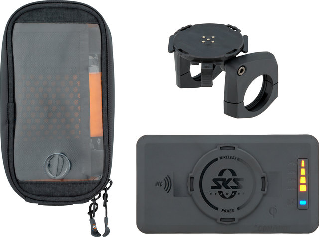 Compit+ Smartphonehalterung mit +Com/Unit Powerbank und Com/Smartbag - schwarz/universal