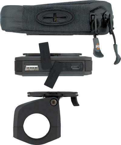 SKS Attache pour Smartphone Compit+ et PowerBank +Com/Unit et Com/Smartbag - noir/universal