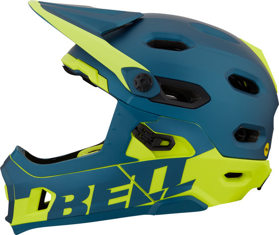 Bell Casque Super DH MIPS - matte-gloss-blue-hi-viz/55 - 59 cm