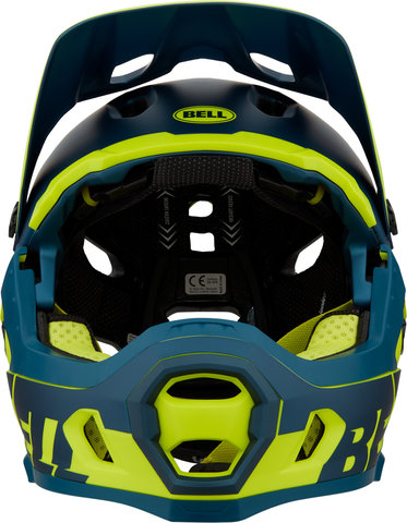 Bell Casco Super DH MIPS - matte-gloss-blue-hi-viz/55 - 59 cm