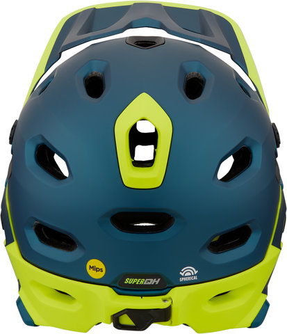 Bell Casque Super DH MIPS - matte-gloss-blue-hi-viz/55 - 59 cm