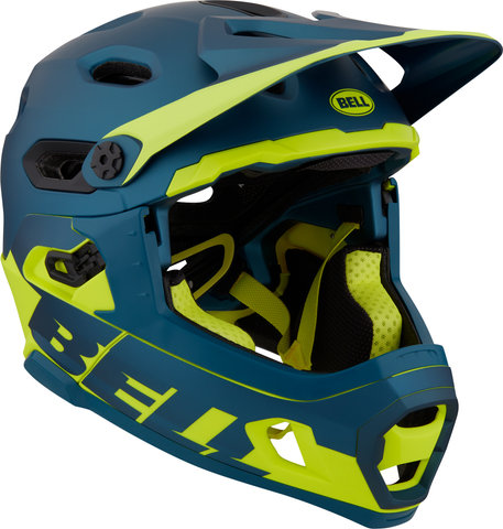 Bell Casque Super DH MIPS - matte-gloss-blue-hi-viz/55 - 59 cm