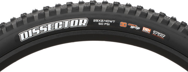 Maxxis Pneu Souple Dissector Gen.2 3C MaxxGrip EXO+ WT TR 29" - black | 61-622 | 29 | 2.4 | 61 mm