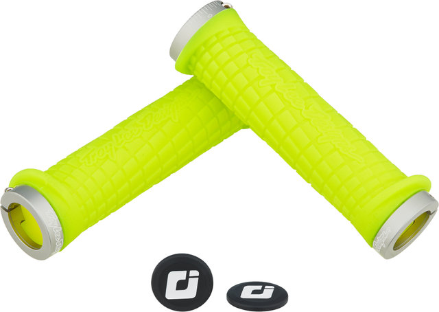 ODI Troy Lee Designs MTB Lock-On Grips - yellow-grey/130 mm