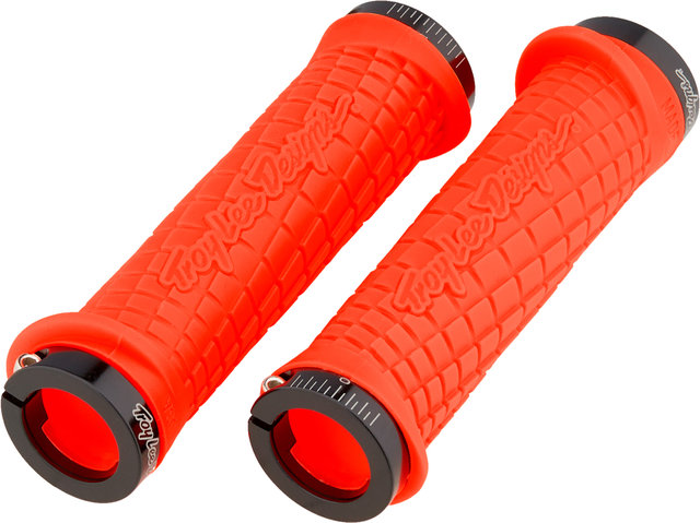 ODI Troy Lee Designs MTB Lock-On Lenkergriffe - orange-black/130 mm