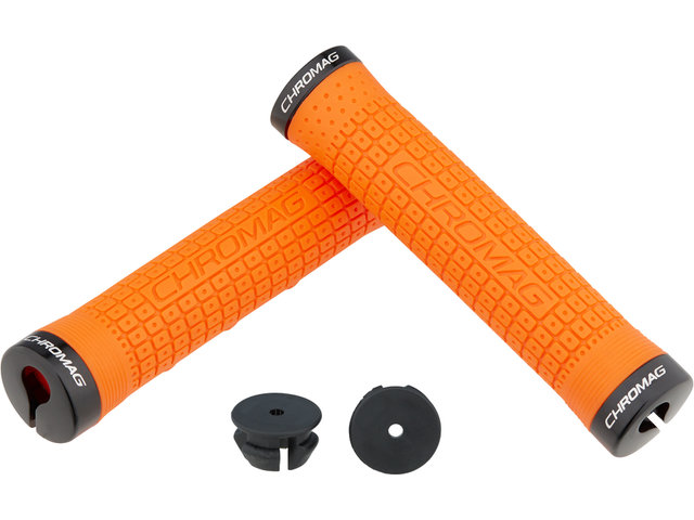 Clutch Lock On Grips - orange-black/146 mm