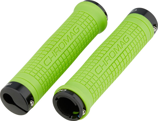 Chromag Squarewave XL Lock On Handlebar Grips - tight green/146 mm