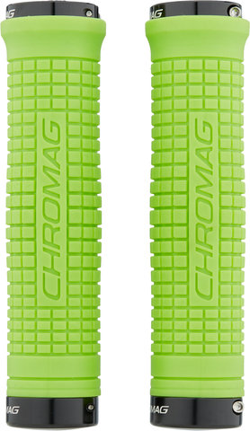 Squarewave XL Lock On Handlebar Grips - tight green/146 mm