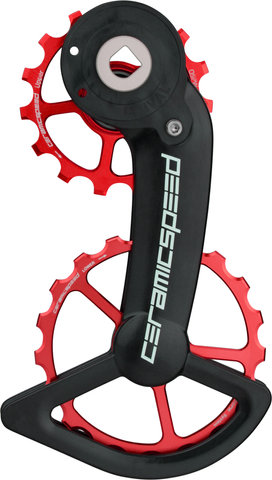 CeramicSpeed OSPW Coated Derailleur Pulley System for SRAM Rival AXS - red/universal