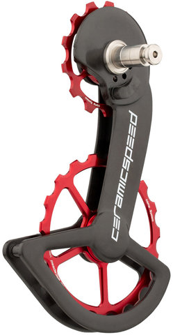 CeramicSpeed OSPW Coated Derailleur Pulley System for Shimano R9100 / R8000-SS - red/universal