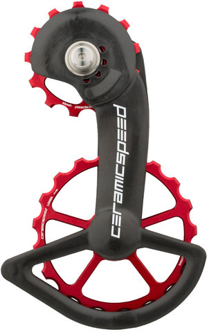 CeramicSpeed OSPW Derailleur Pulley System Shimano Dura-Ace R9100/Ultegra R8000-SS - red/universal